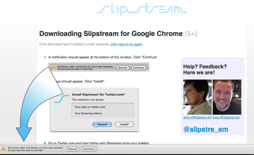 Banish Boring Hash Tags on Twitter with Slipstream