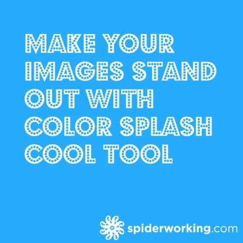 Make Your Images Stand Out With Color Splash – Cool Tool