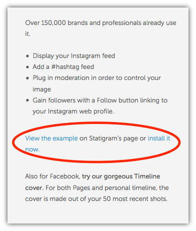 Add Instagram To Your Facebook Page With Statigram - Cool Tool