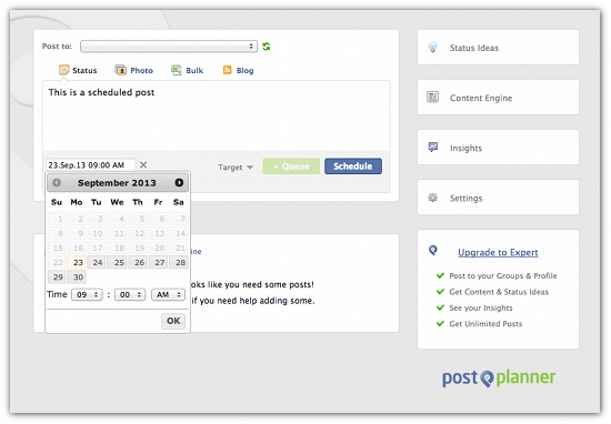 Easier Facebook Scheduling With PostPlanner - Cool Tool