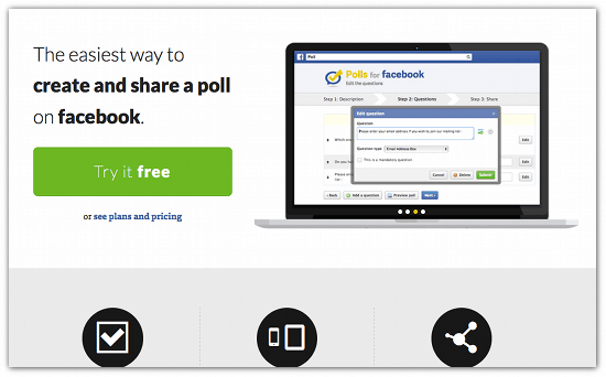 Missing Facebook Questions? Add Polls to Facebook with 'Poll' - Cool Tool