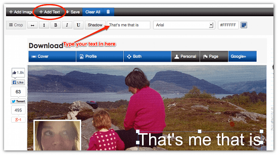 Make Integrated Facebook And Google+ Cover Photos With Easy Cover Maker