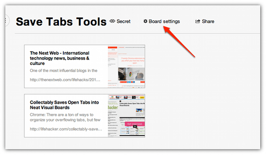 Save All Your Open Tabs To A Visual Board With Collectably