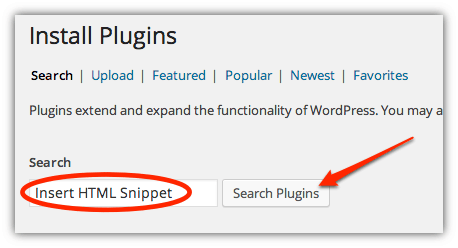 Wordpress Tutorial: Embed HTML in Posts & Pages with 'HTML Snippet' - Cool Tool