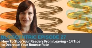 decrease bounce rate on your blog