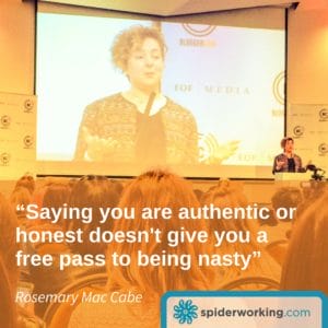rosemary mac cabe on being nice