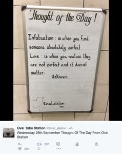 eccentric twitter accounts, Oval station