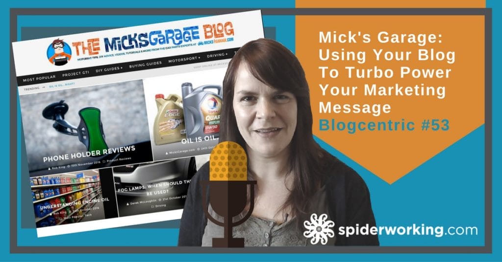 Mick's Garage: Using Your Blog To Turbo Power Your Marketing Message