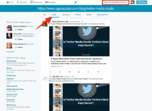 Search Twitter for people sharing your guest posts