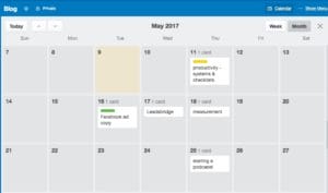 Power-up your Trello board to create a content calendar