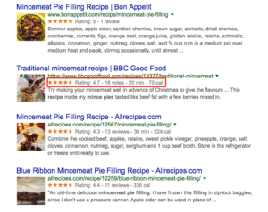 Structured data in recipes. Great for food bloggers