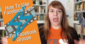 Facebook live for groups