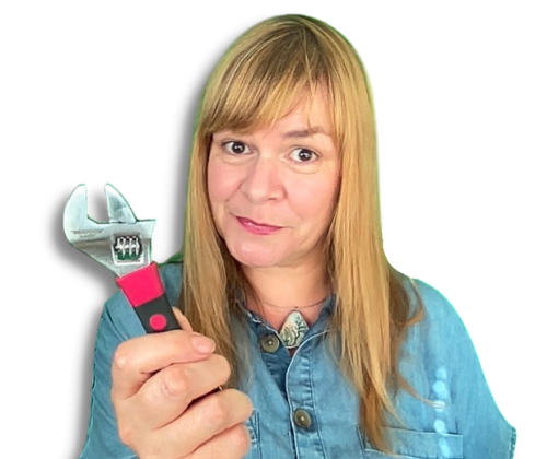 woman with spanner ready to tune up your digital marketing strategy