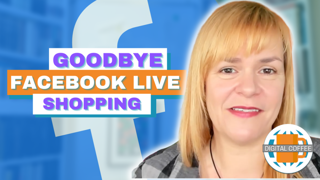half smiling, half confused, Amanda asks is it goodbye to Facebook Live Shopping?'